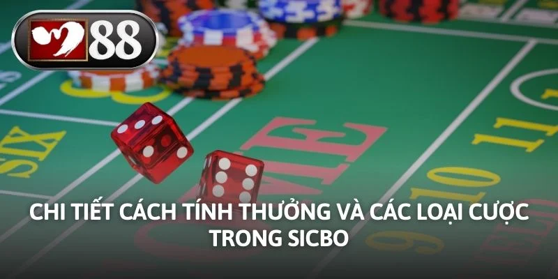 Chi tiết cách tính thưởng và các loại cược trong sicbo